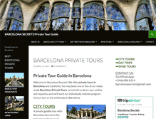 Tablet Screenshot of barcelona-secrets.com